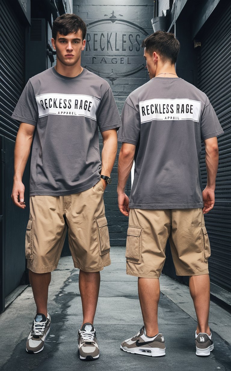 Reckless Rage Dripping Men Crew Neck T-shirt